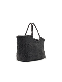 DRAGON DIFFUSION Dragon Diffusion 'Nantucket Optical' Dark Brown Leather Bag Women