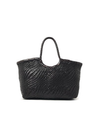 DRAGON DIFFUSION Dragon Diffusion 'Nantucket Optical' Dark Brown Leather Bag Women