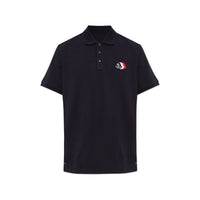 Moncler Blue Polo Shirts Men