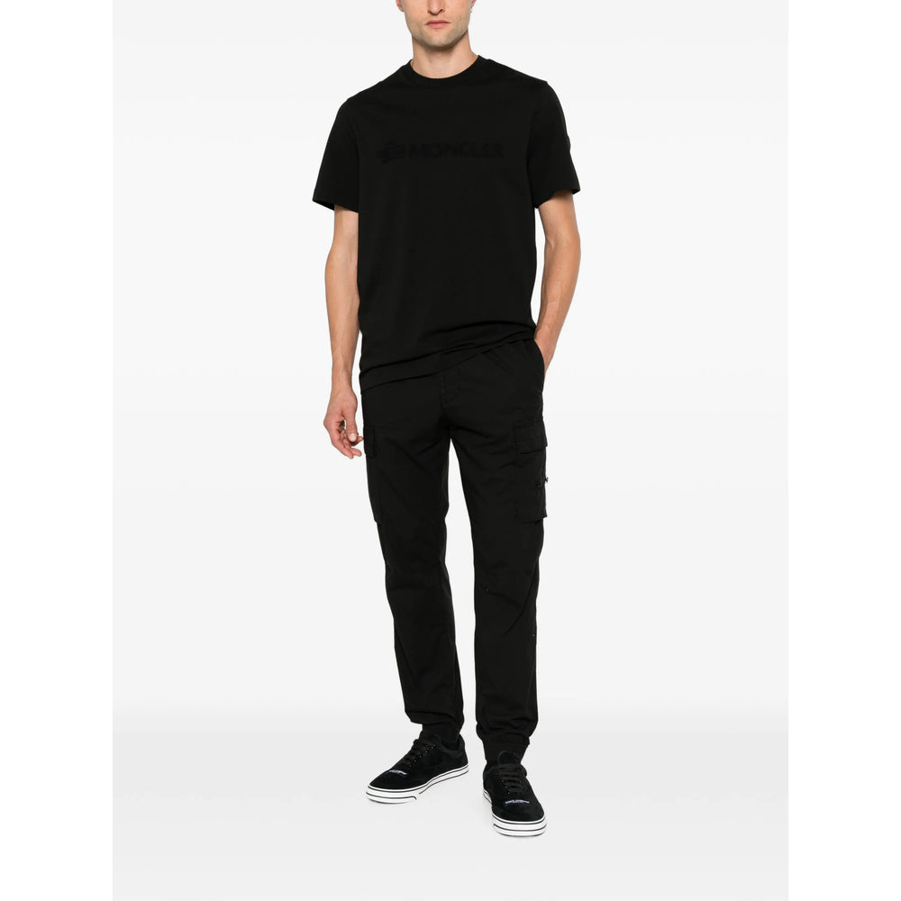 Moncler Black T-Shirts & Vests - T-Shirts Men