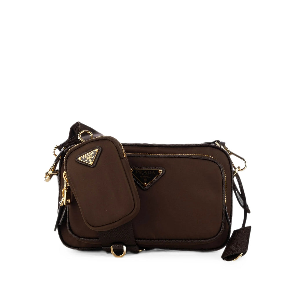 Prada Brown Shoulder Bags Women