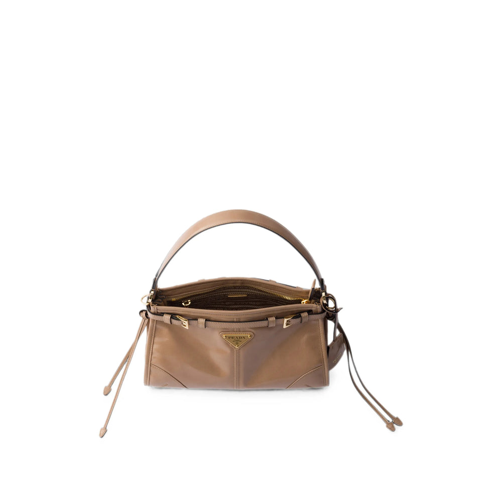 Prada Neutrals Shoulder Bags Women