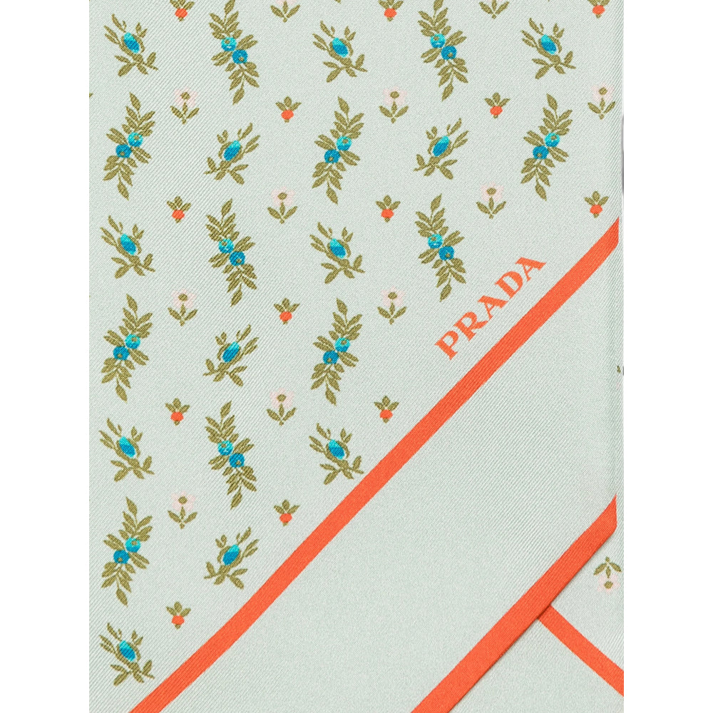 Prada Green Scarves Women