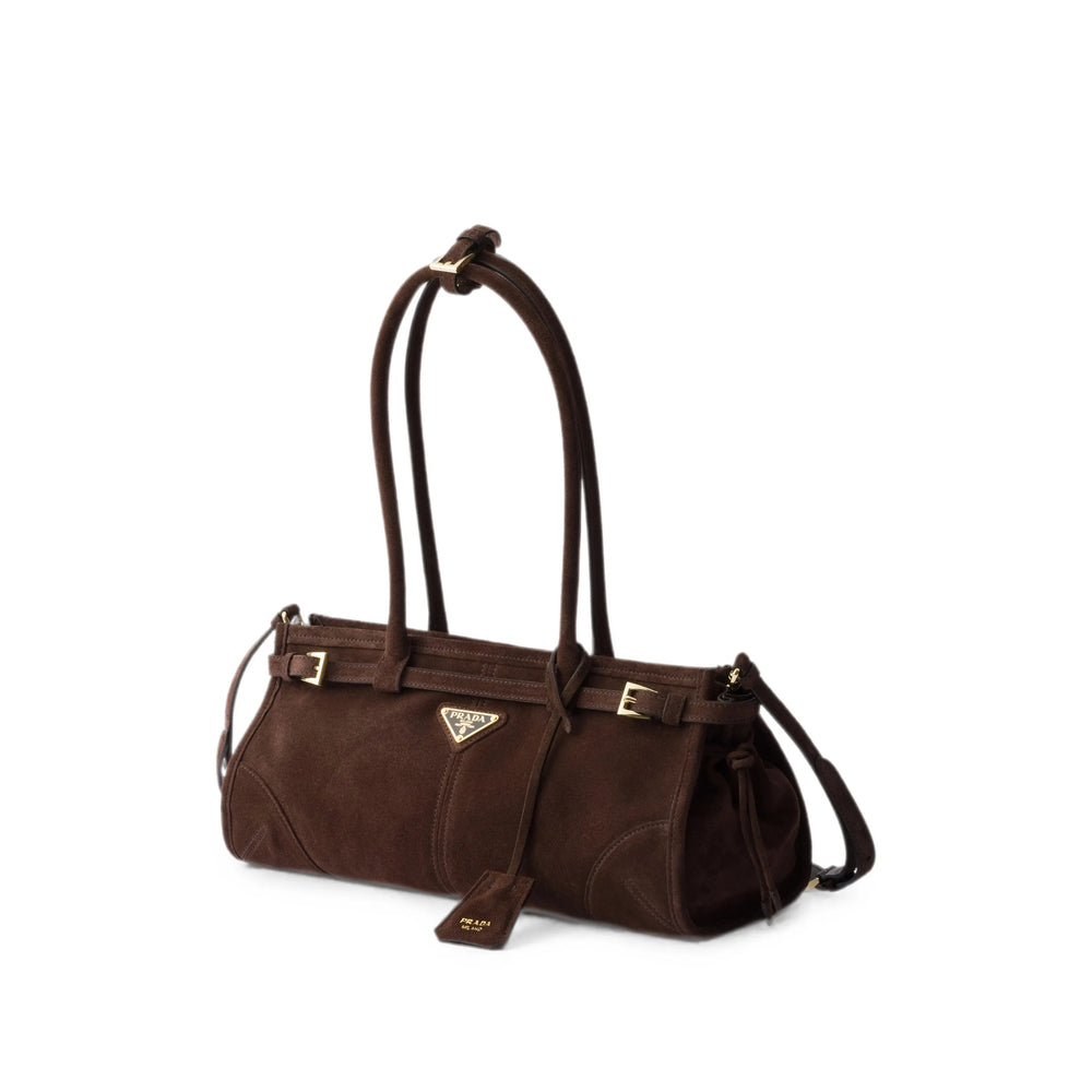 Prada Brown Shoulder Bags Women