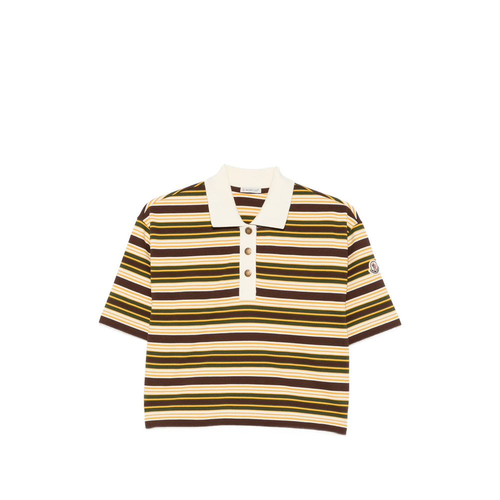 Moncler Moncler Brown Tops - Polo Tops Women
