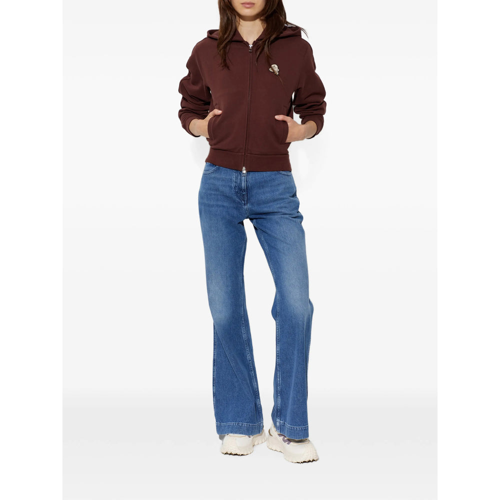 Moncler Blue Denim - Wide-Leg Jeans Women