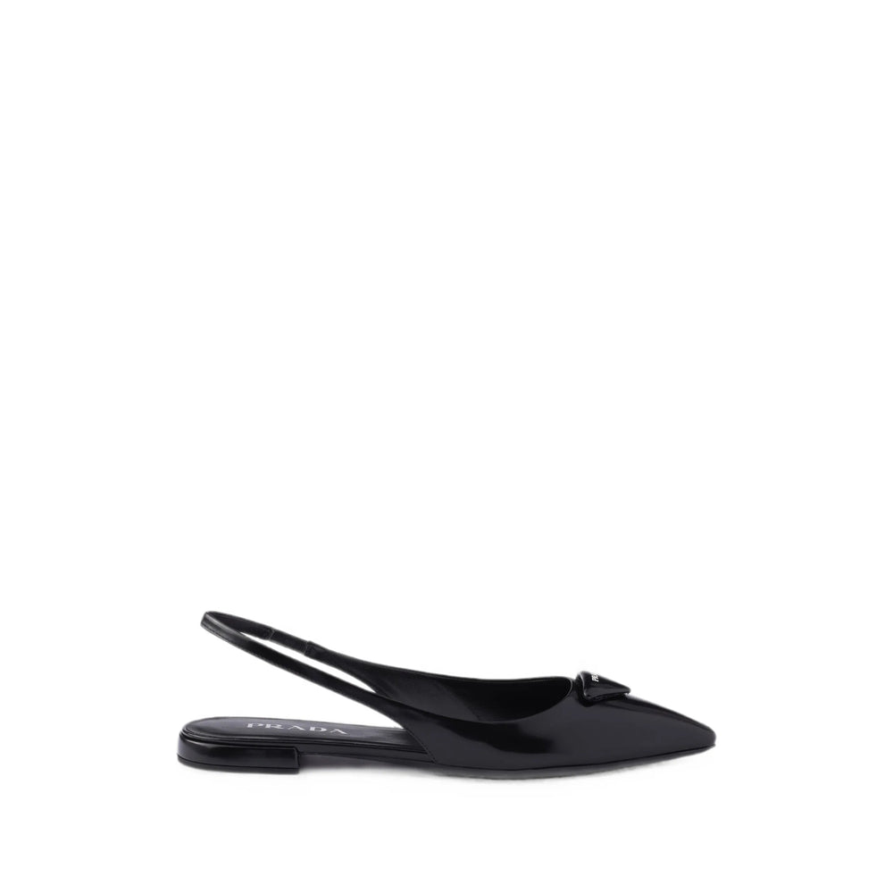 Prada Black Ballet Flats Women
