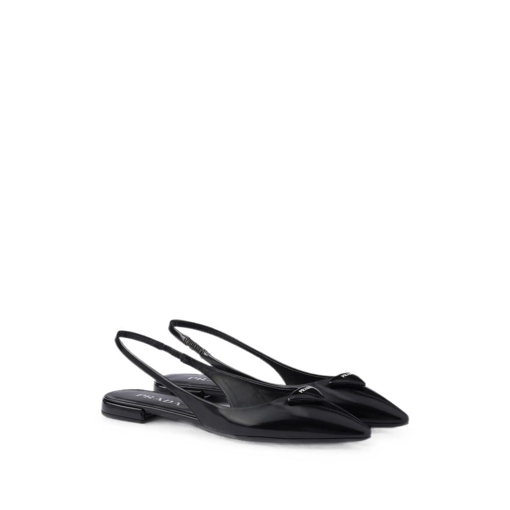 Prada Black Ballet Flats Women