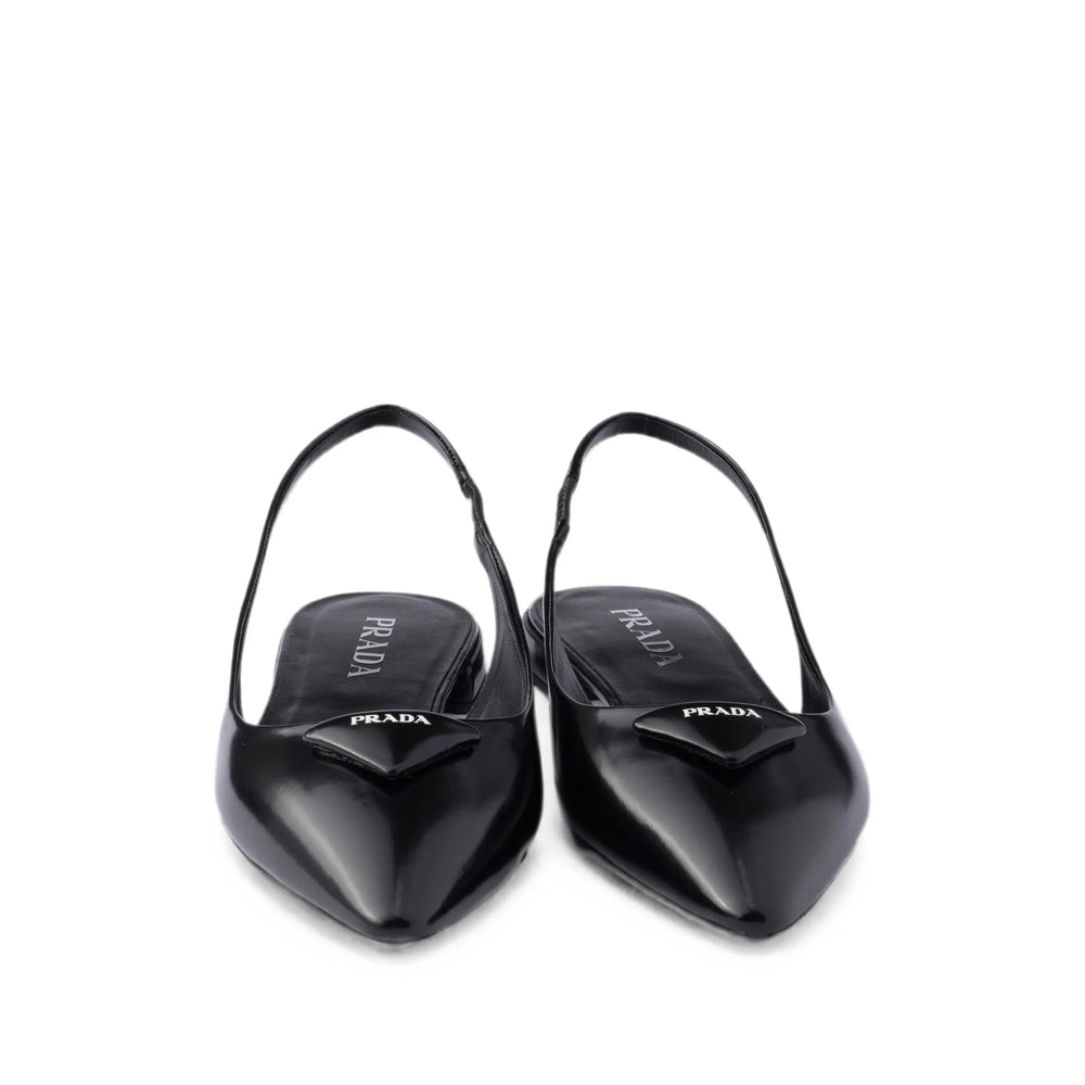 Prada Black Ballet Flats Women