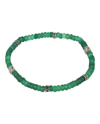 Ferragamo Mens Beadstone Bracelet