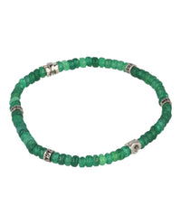 Ferragamo Mens Beadstone Bracelet