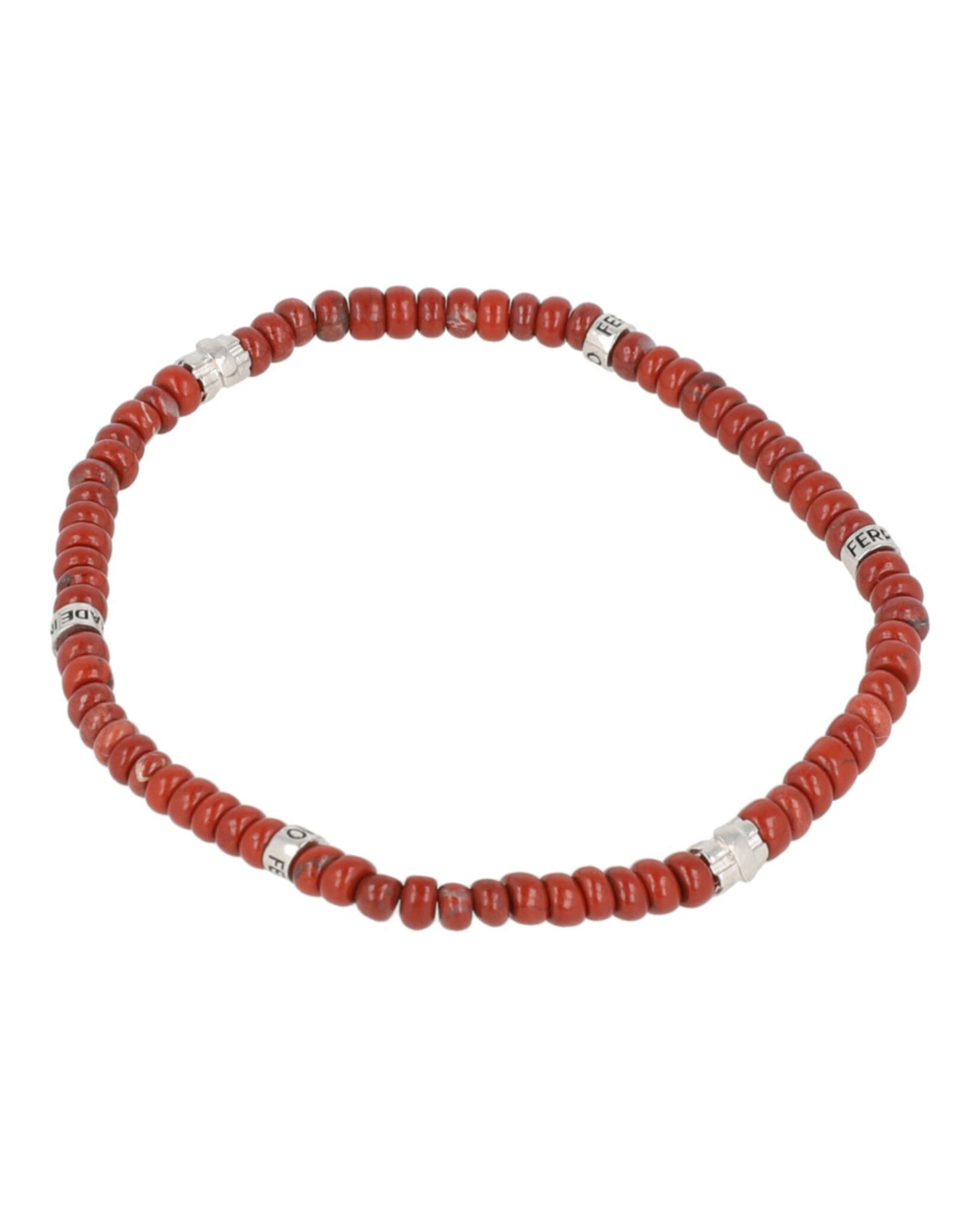 Ferragamo Mens Beadstone Bracelet