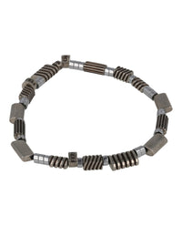 Ferragamo Mens Small Industrial Bead Bracelet