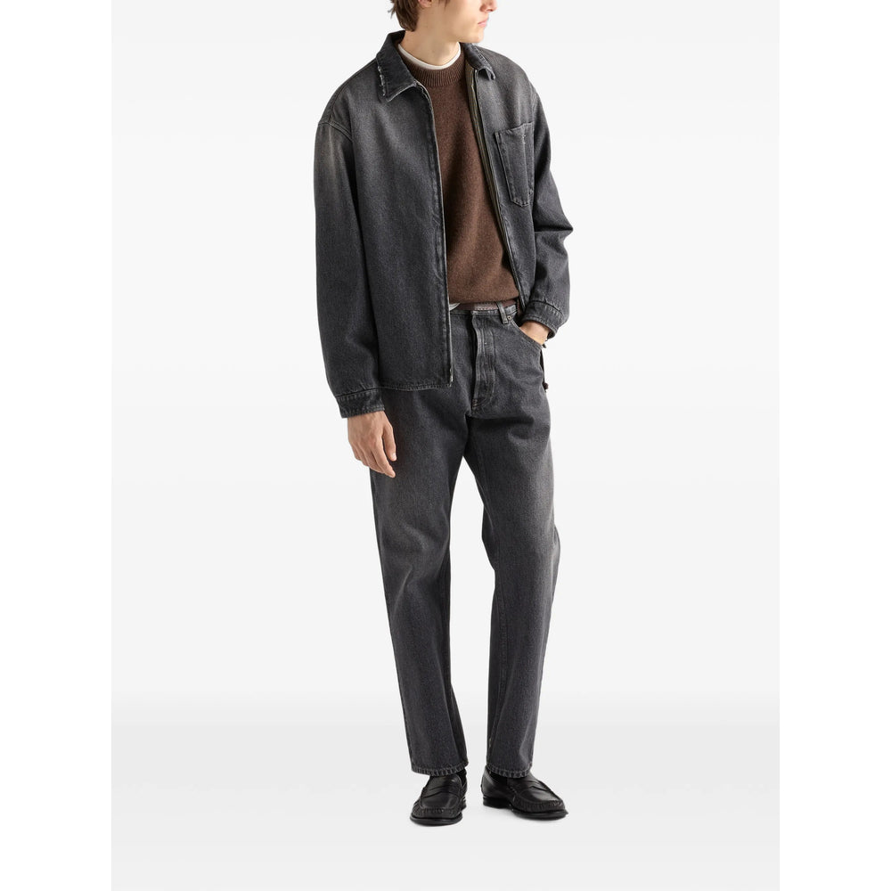 Prada Grey Denim - Regular & Straight-Leg Jeans Men