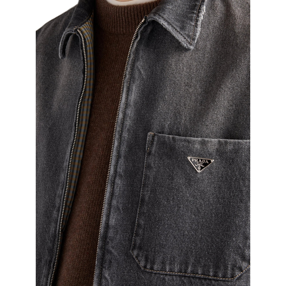 Prada Black Jackets - Shirt Jackets Men