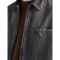 Prada Black Jackets - Shirt Jackets Men