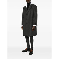 Prada Grey Coats - Single Breasted Coats Men