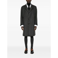 Prada Grey Coats - Single Breasted Coats Men