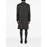 Prada Grey Coats - Single Breasted Coats Men