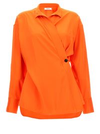 Ferragamo Women Satin Asymmetric Shirt