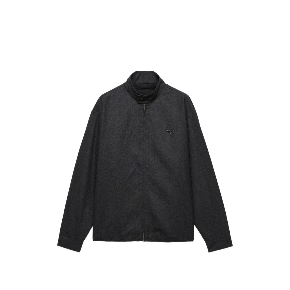 Prada Grey Jackets - Shirt Jackets Men