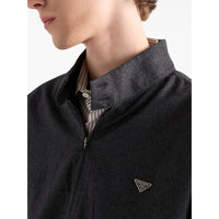 Prada Grey Jackets - Shirt Jackets Men