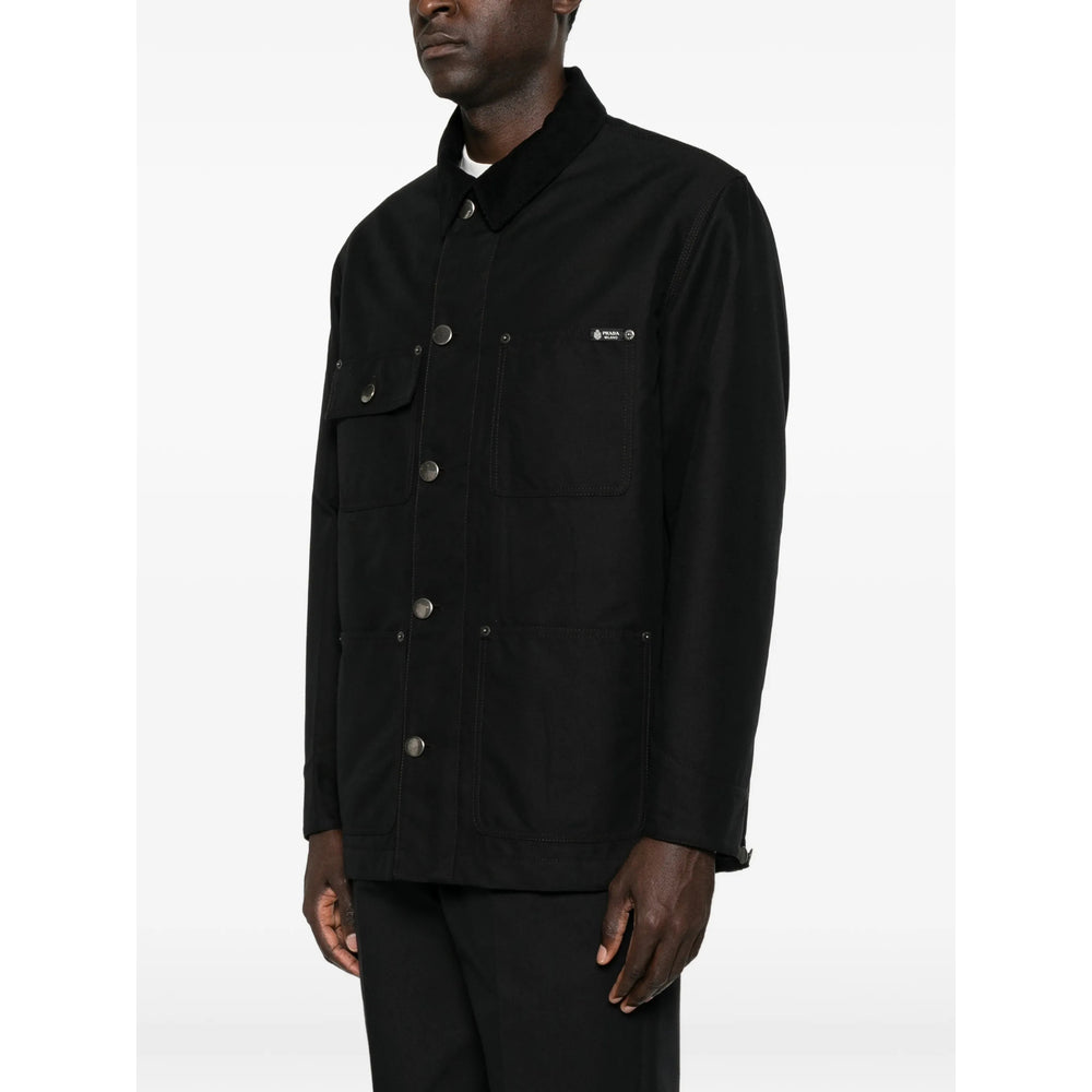 Prada Black Jackets - Shirt Jackets Men