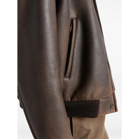 Prada Brown Jackets - Leather Jackets Men