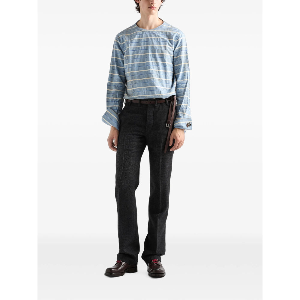 Prada Blue Shirts Men