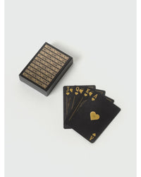 Moschino Couture Playing Cards Unisex Gold Headsets