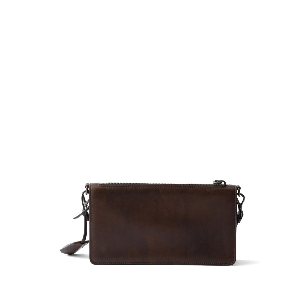 Prada Brown Clutch Bags Men