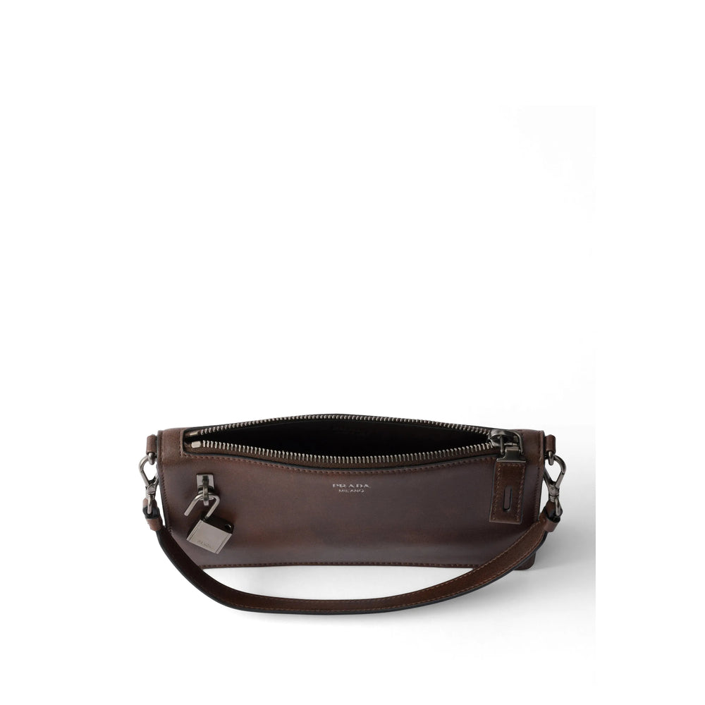 Prada Brown Clutch Bags Men