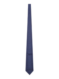 Kiton Kiton Men Fabric Tie With Micro Geometric Pattern