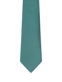 Kiton Men Fabric Tie With Micro Geometric Pattern
