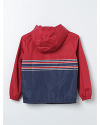 Gucci Kids Hooded Jacket Water Resistant Blue