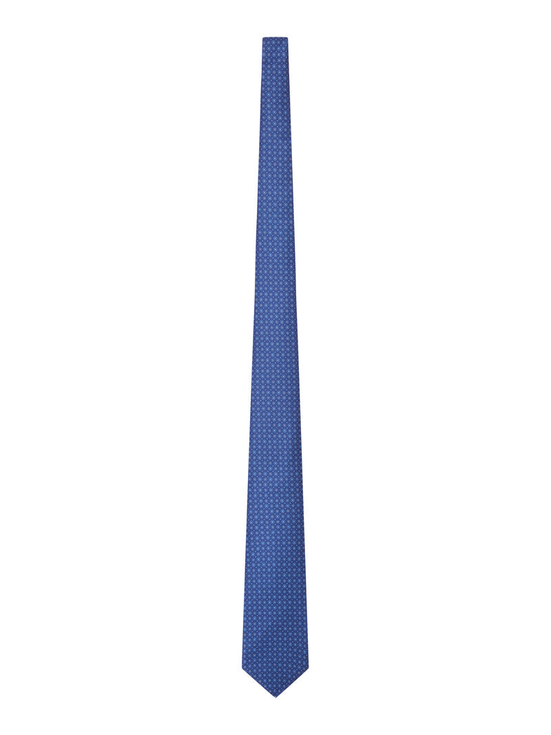 Kiton Kiton Men Fabric Tie With Micro Geometric Pattern