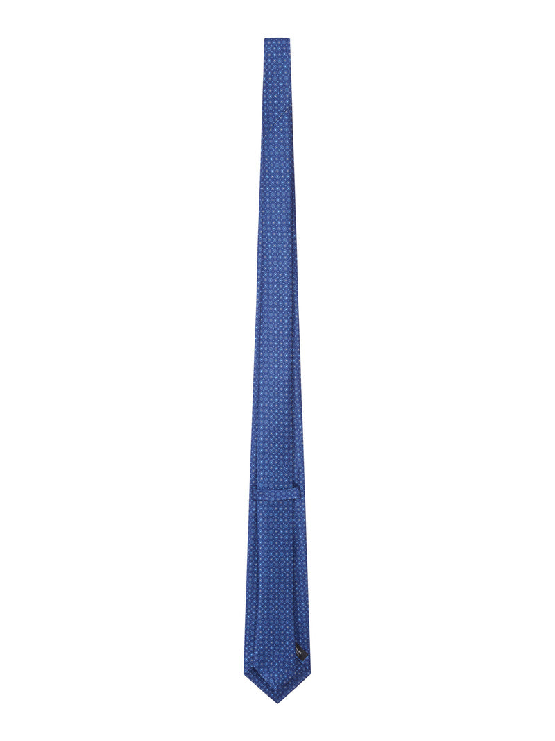 Kiton Kiton Men Fabric Tie With Micro Geometric Pattern