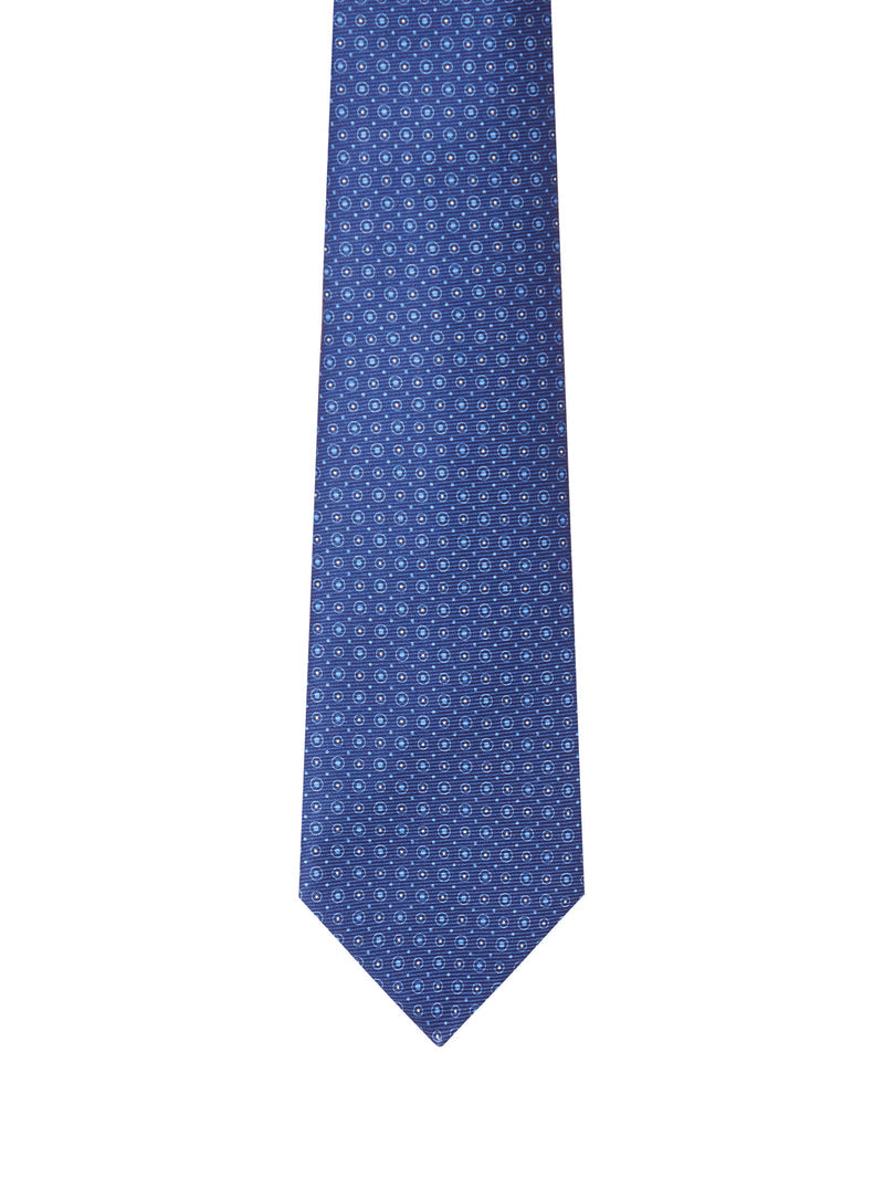 Kiton Kiton Men Fabric Tie With Micro Geometric Pattern