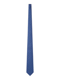 Kiton Kiton Men Fabric Tie With Micro Geometric Pattern