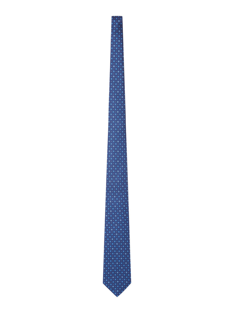 Kiton Kiton Men Fabric Tie With Micro Geometric Pattern