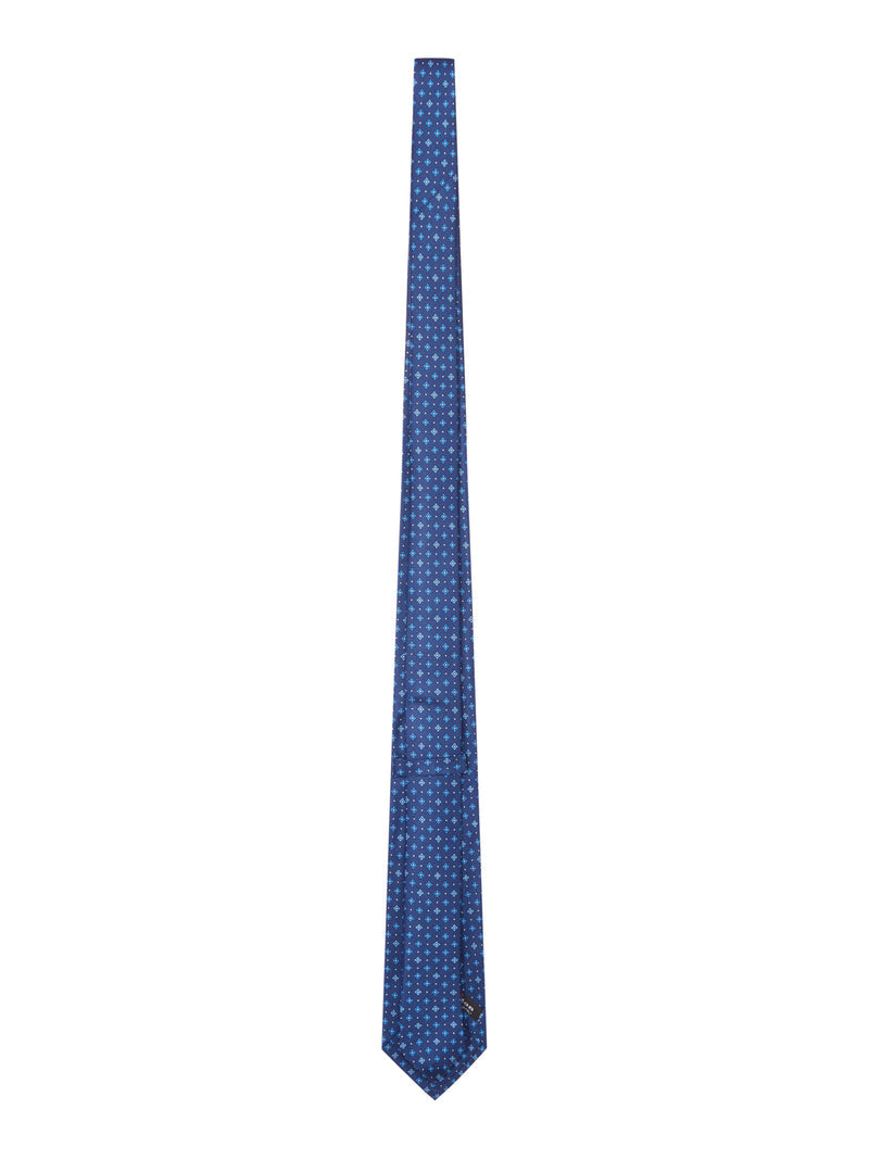 Kiton Kiton Men Fabric Tie With Micro Geometric Pattern