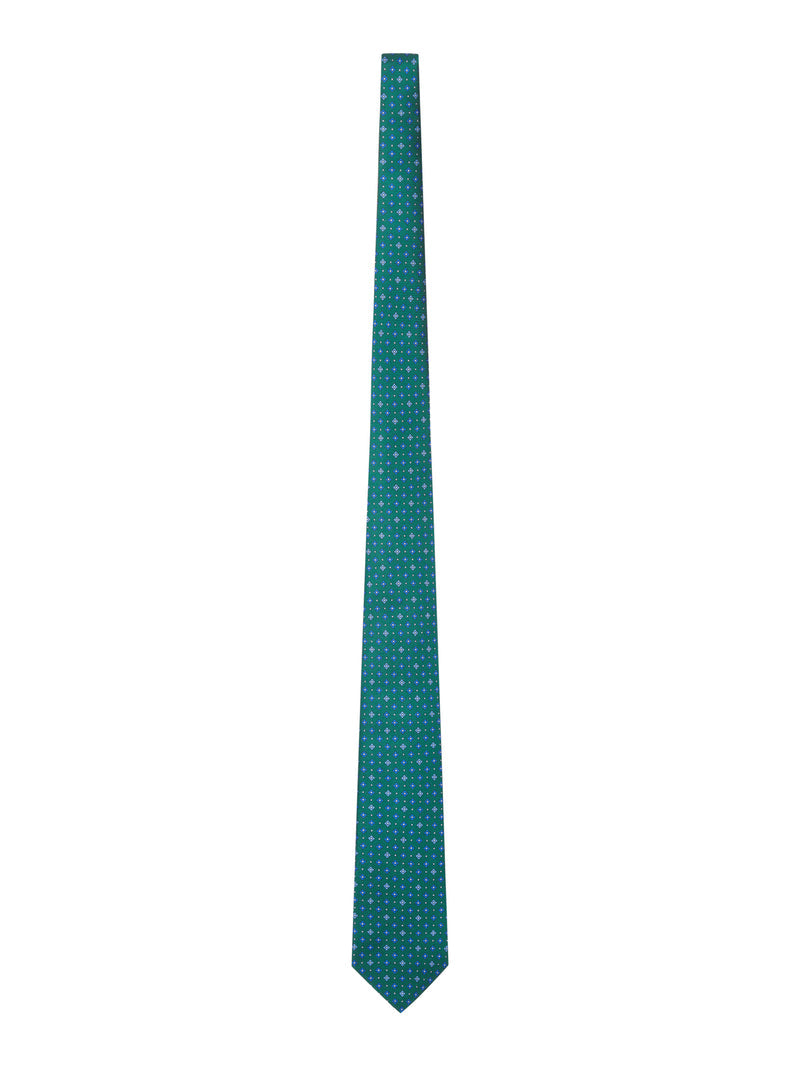 Kiton Kiton Men Fabric Tie With Micro Geometric Pattern