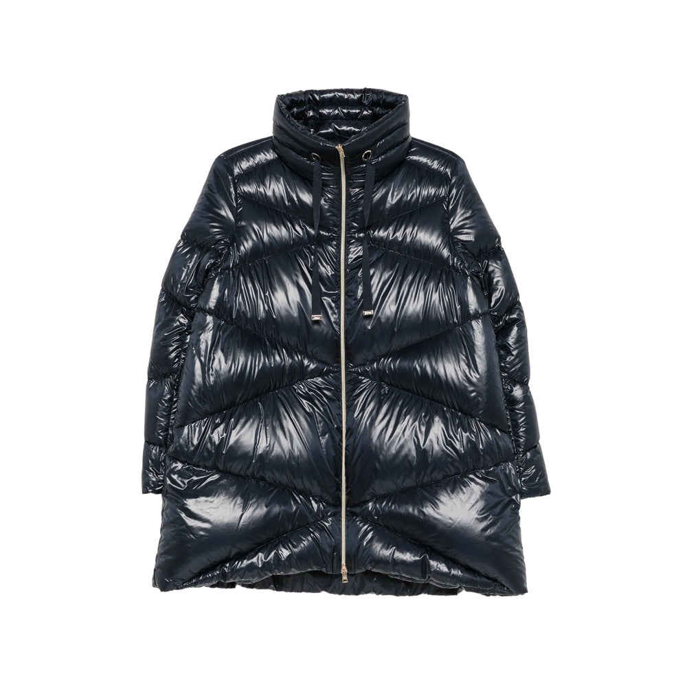 Herno Blue Coats - Single Breasted Coats Women