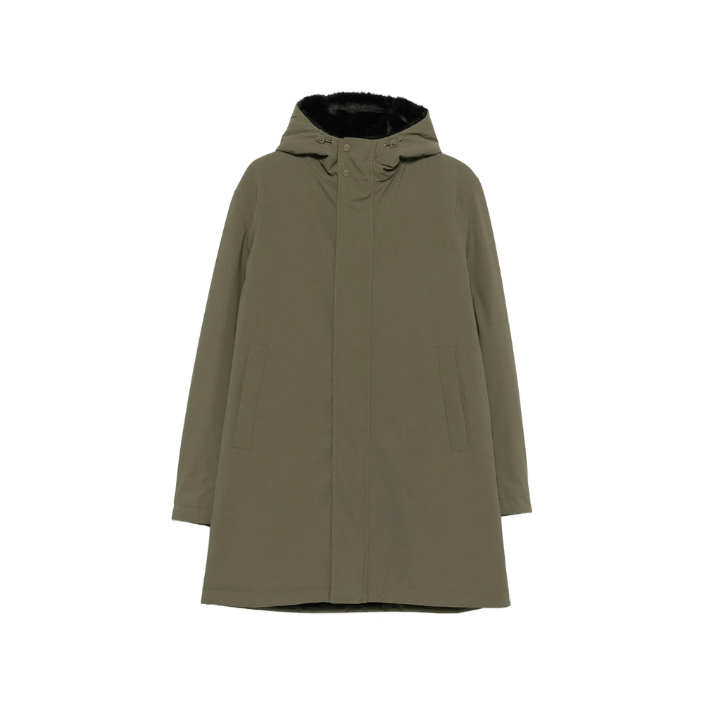 Herno Green Coats - Parkas Men