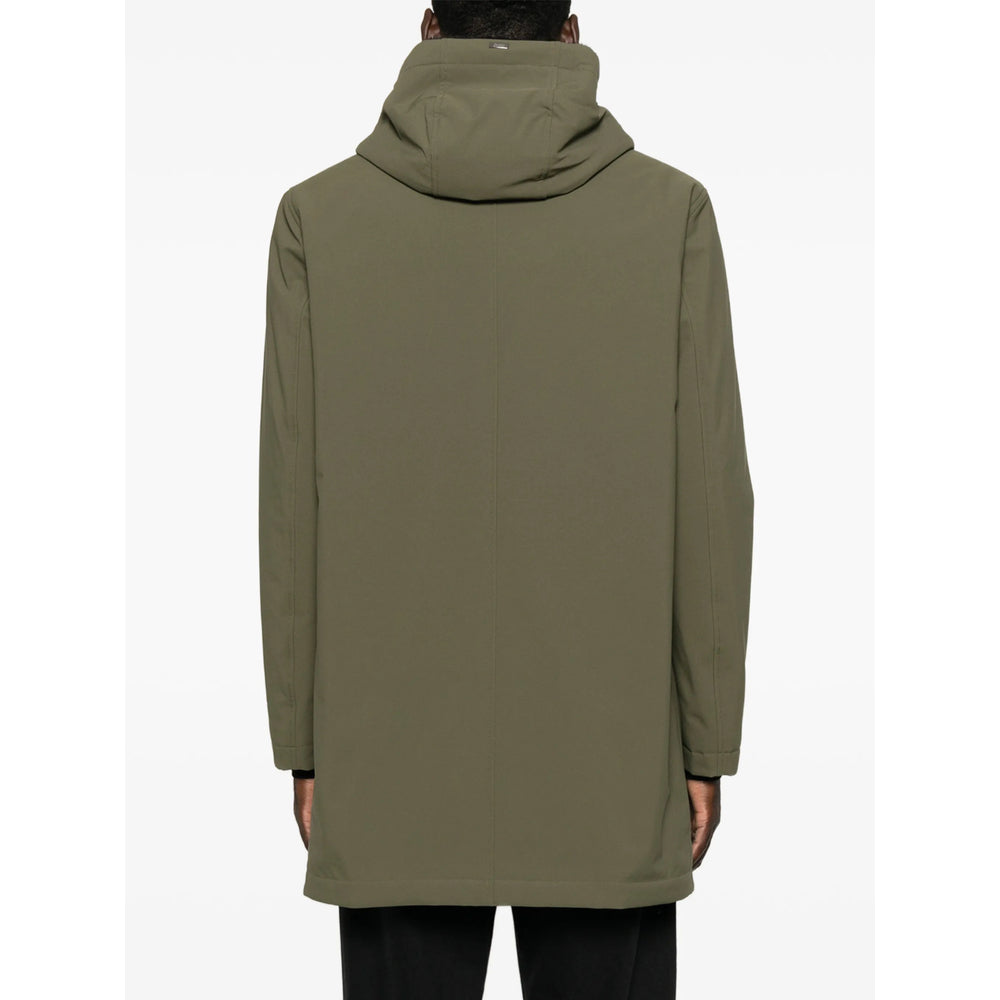Herno Green Coats - Parkas Men