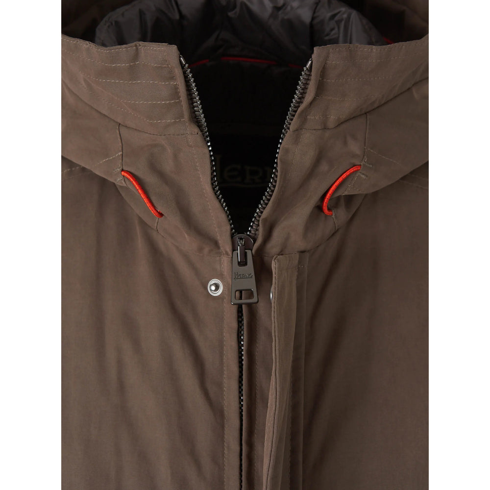 Herno Brown Coats - Trench Coats Men
