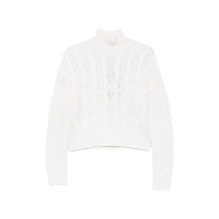 Max Mara Studio Max Mara Studio White Knitwear - Jumpers Women
