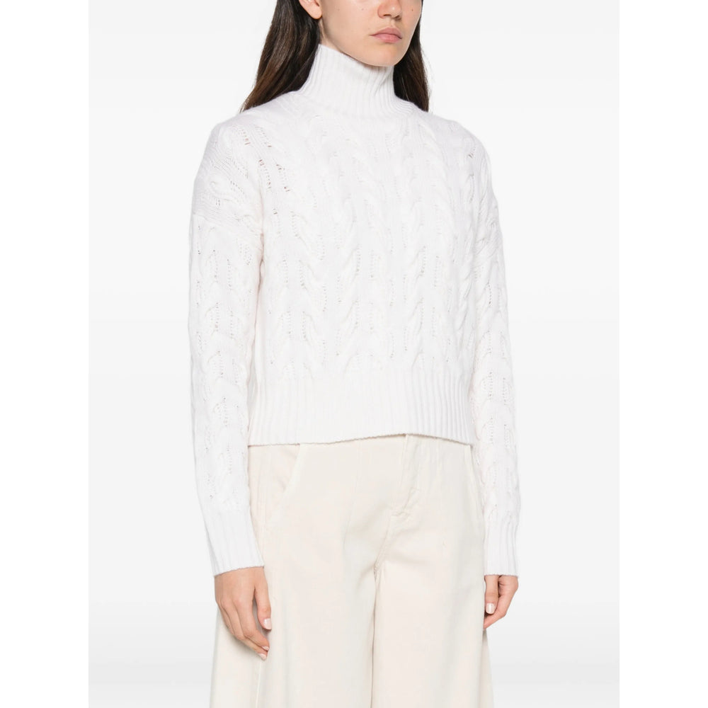 Max Mara Studio Max Mara Studio White Knitwear - Jumpers Women