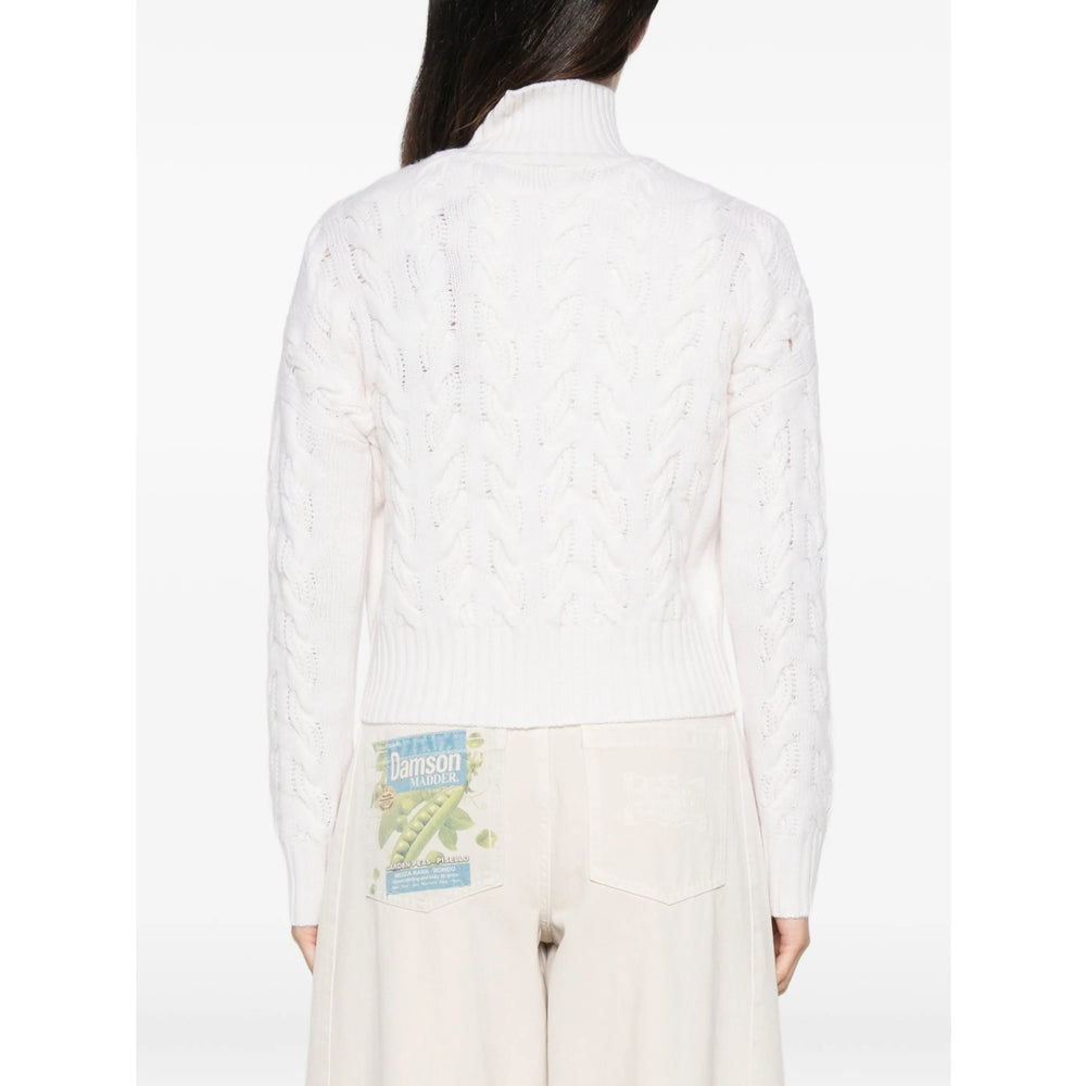 Max Mara Studio Max Mara Studio White Knitwear - Jumpers Women