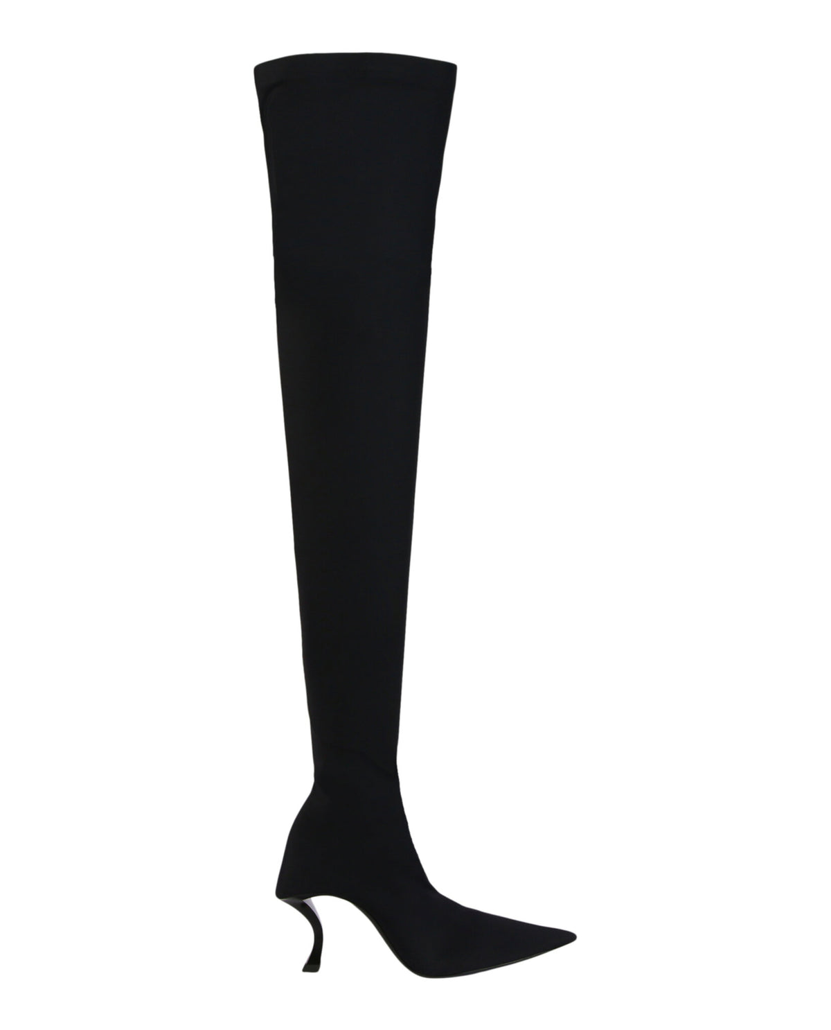 Balenciaga Womens Hourglass Over-The-Knee Boots